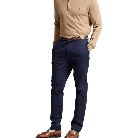 NWOT Polo Ralph Lauren Smooth Cotton Long Sleeve Polo - Picture 1 of 8